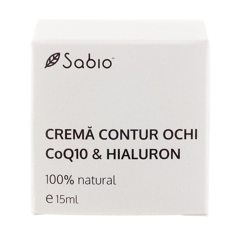 Crema contur ochi cu acid hialuronic și coenzima